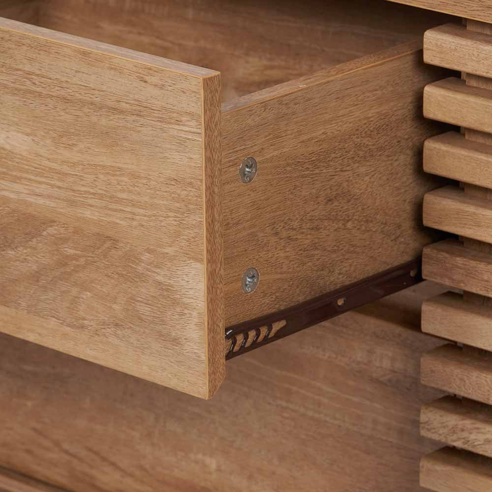 Larvik Natural Eucalyptus Wood Sideboard